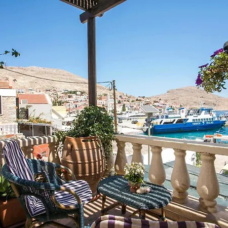 Annas Houses Chalki Town Exterior foto